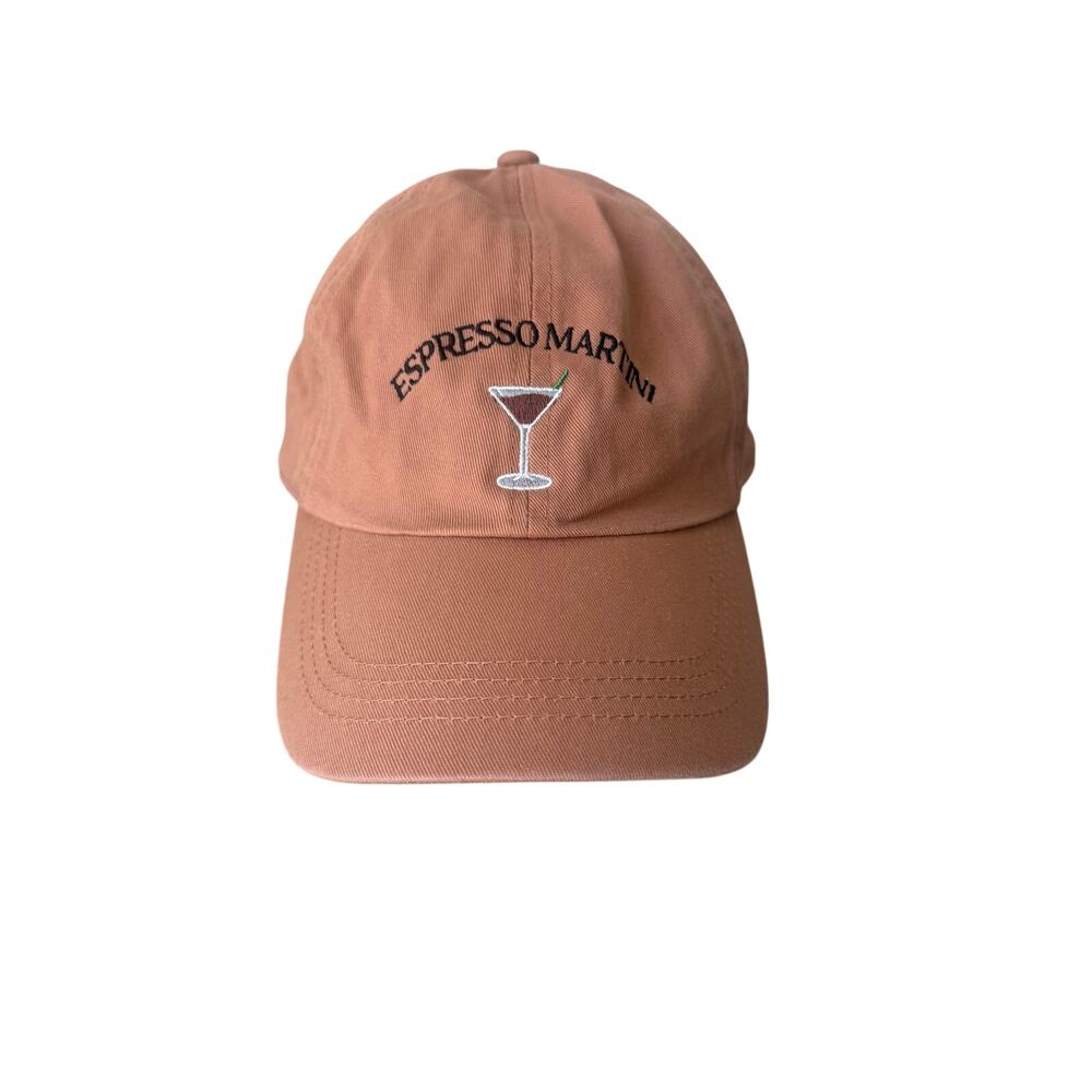 NWT David & Young Brown Espresso Martini Baseball Hat Cap Women's One Size